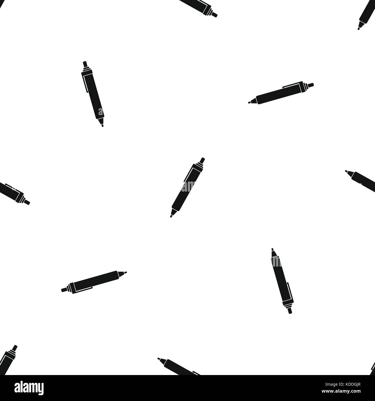 Pen pattern seamless black Stock Vector Image & Art - Alamy