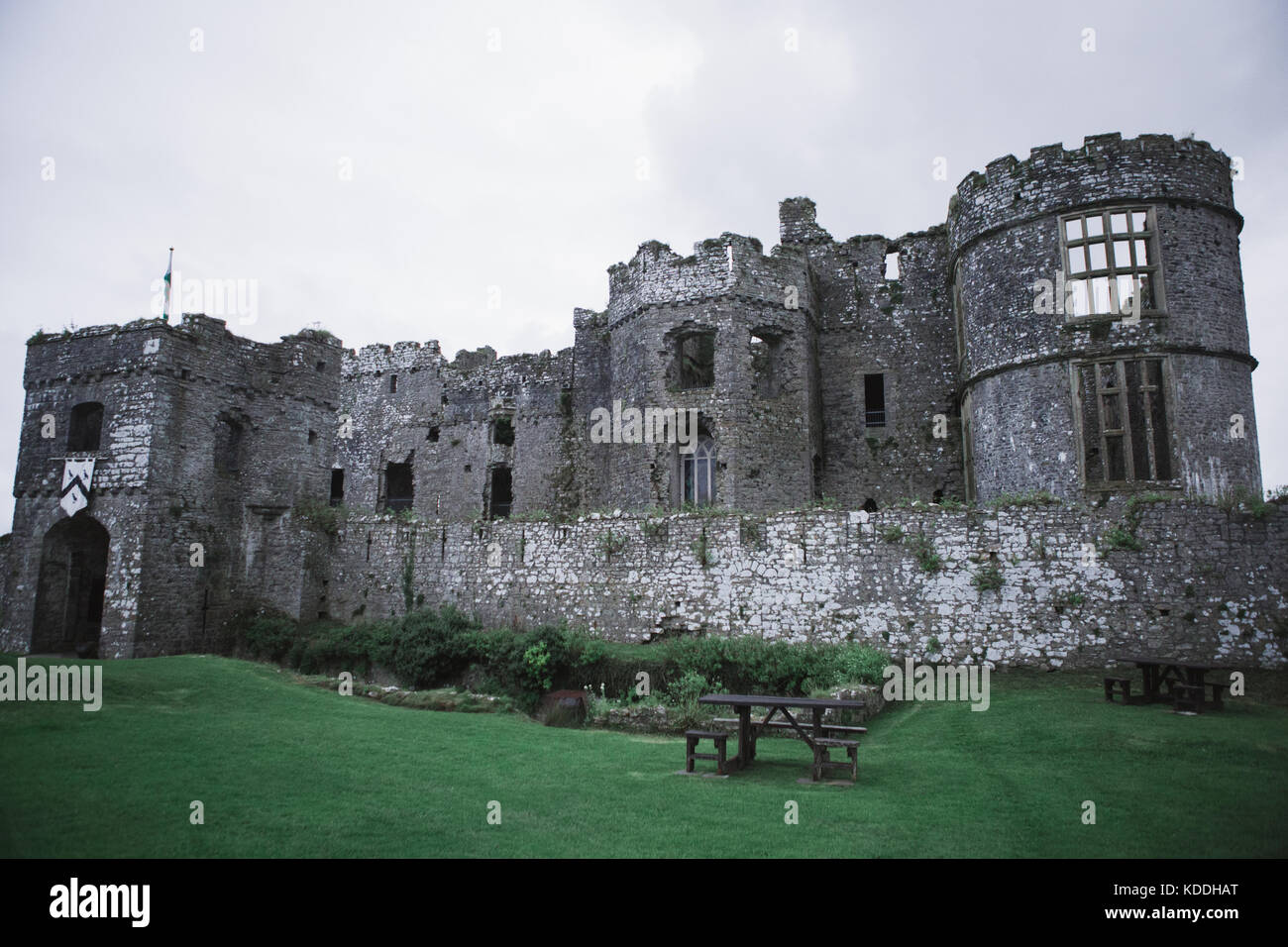 Carew Castle Stock Photo