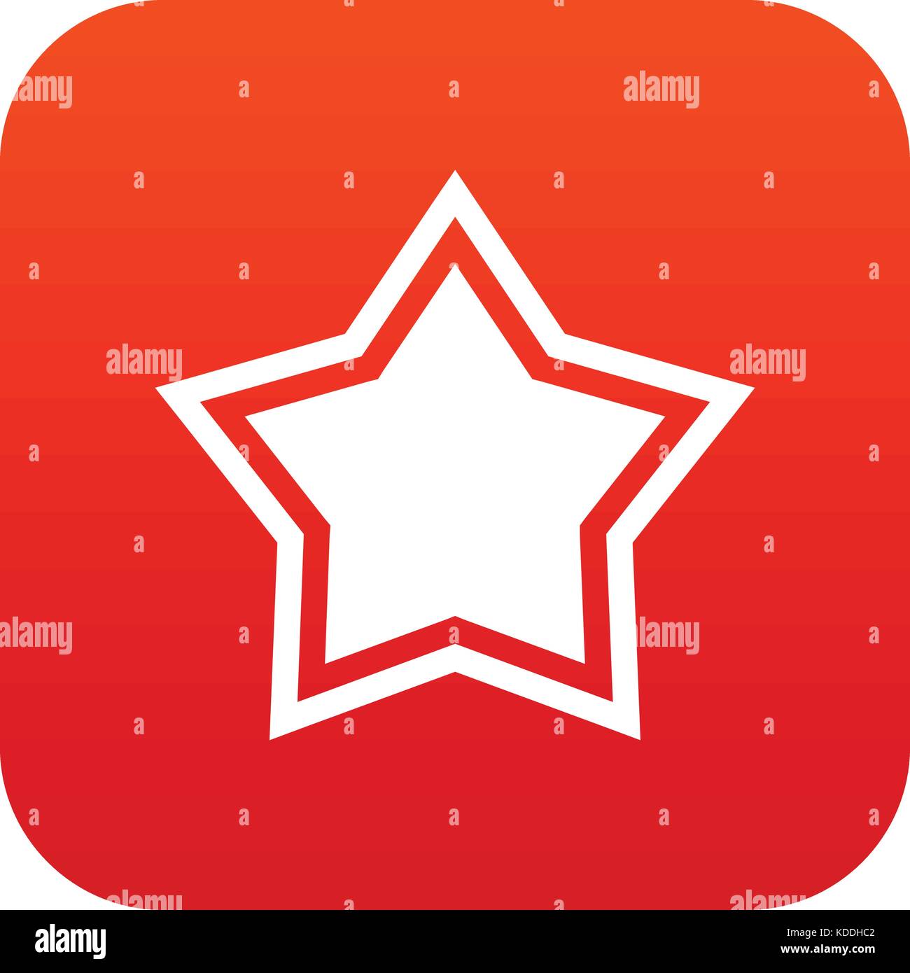 Star icon digital red Stock Vector Image & Art - Alamy