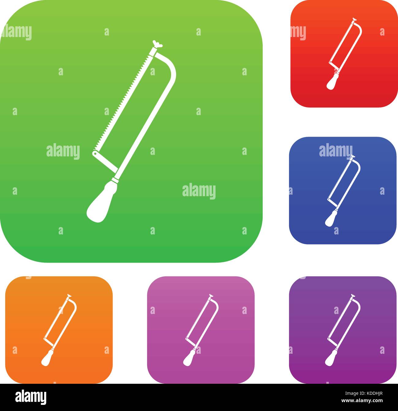 Amputation and surgical saw set color collection Stock Vector Image ...