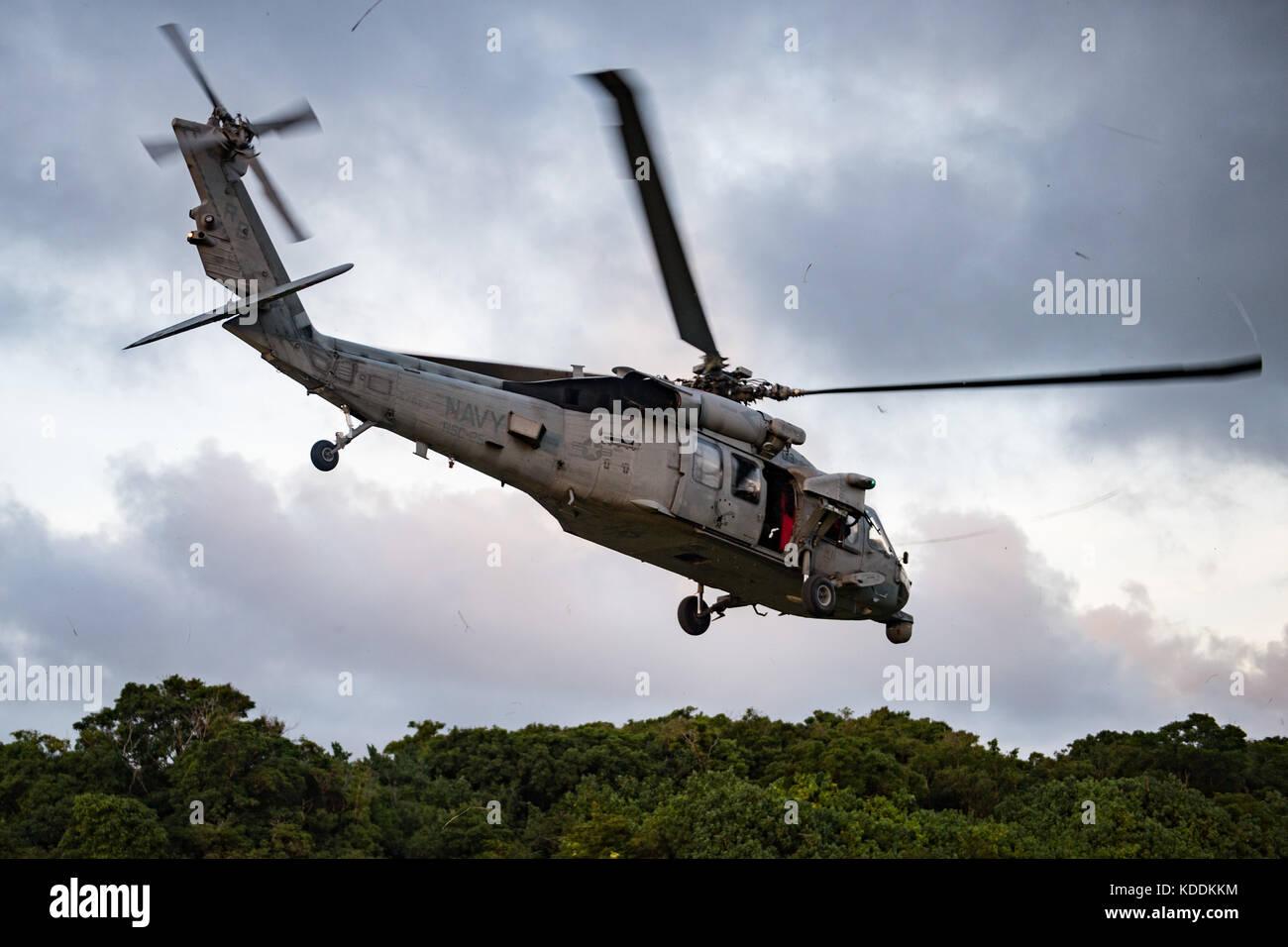 U.S. Navy SH-60 Sea Hawk Helicopter Stock Photo