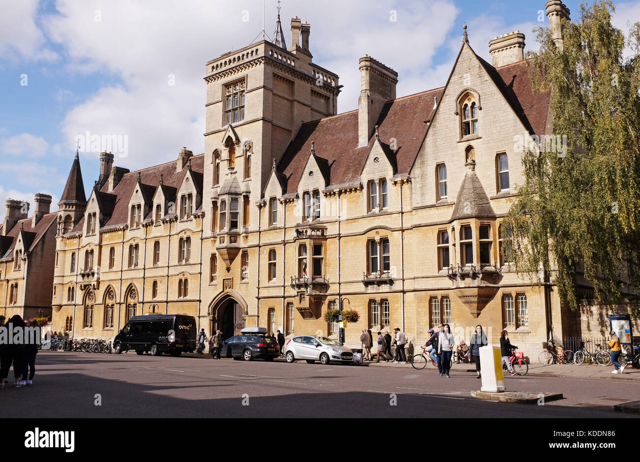 Oxford Oxfordshire UK - Balliol College, founded in 1263, is one of the constituent colleges of the University of Oxford in England  Photograph taken  Stock Photo