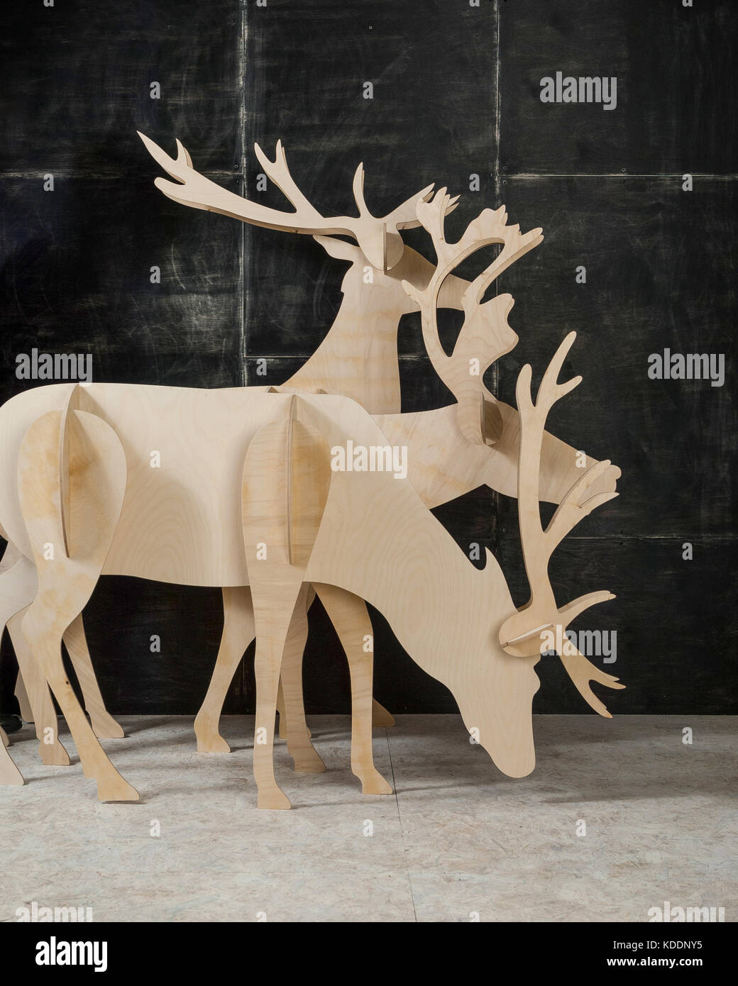 Deer made hotsell out of wood