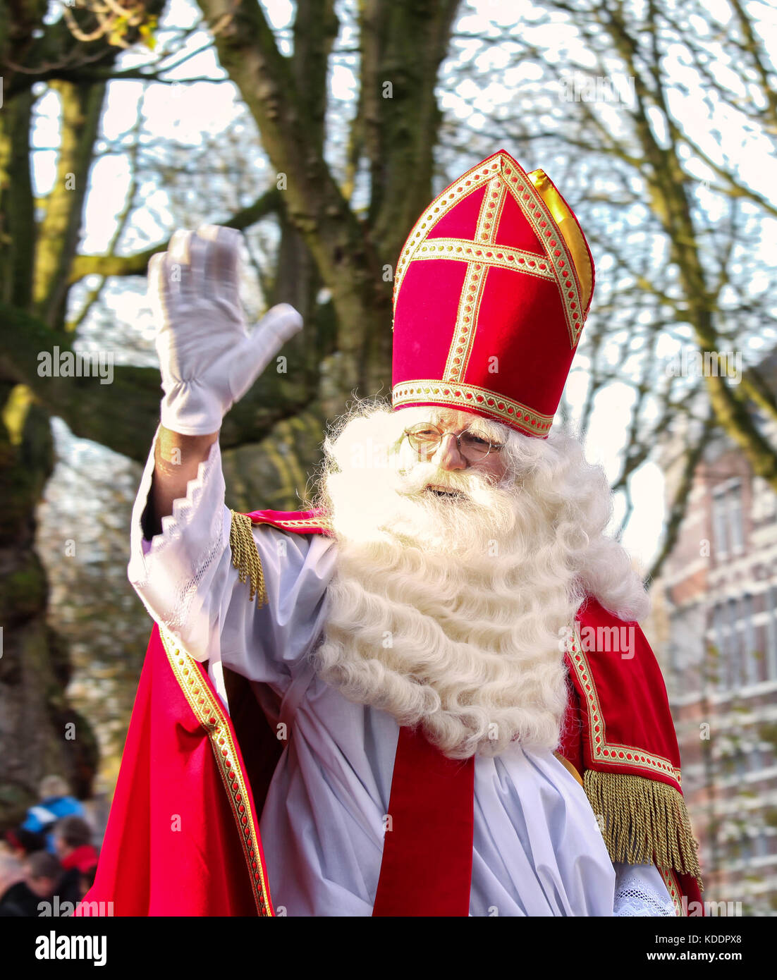 Sinterklaas arriving in the Netherlands on the traditional Dutch holiday on  december 5th Stock Photo - Alamy