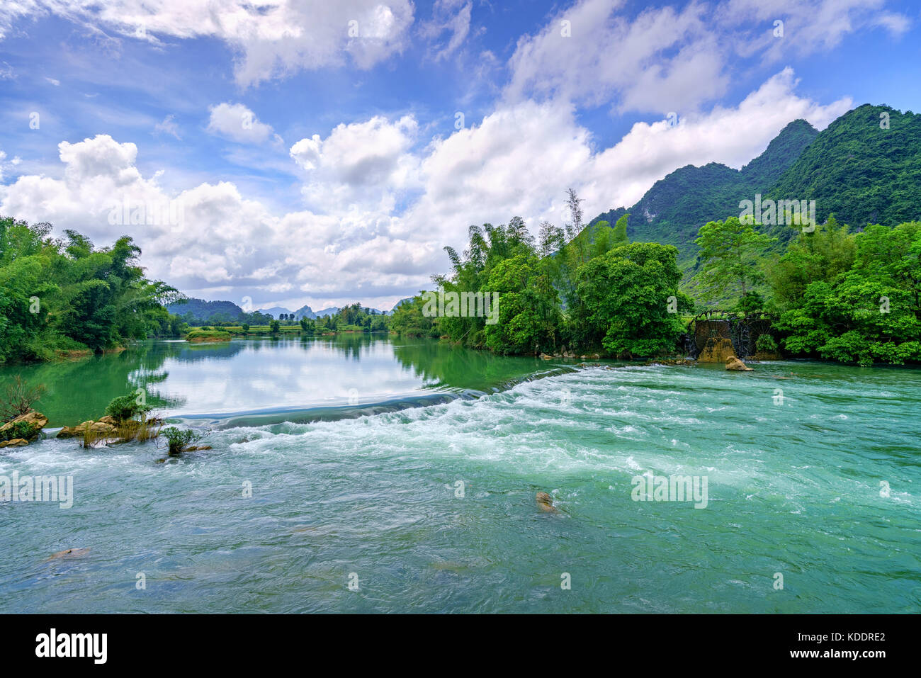 Image Nam Khánh image beautiful image beautiful - Beautiful landscape, Quay Son river with rice field and mountain ...