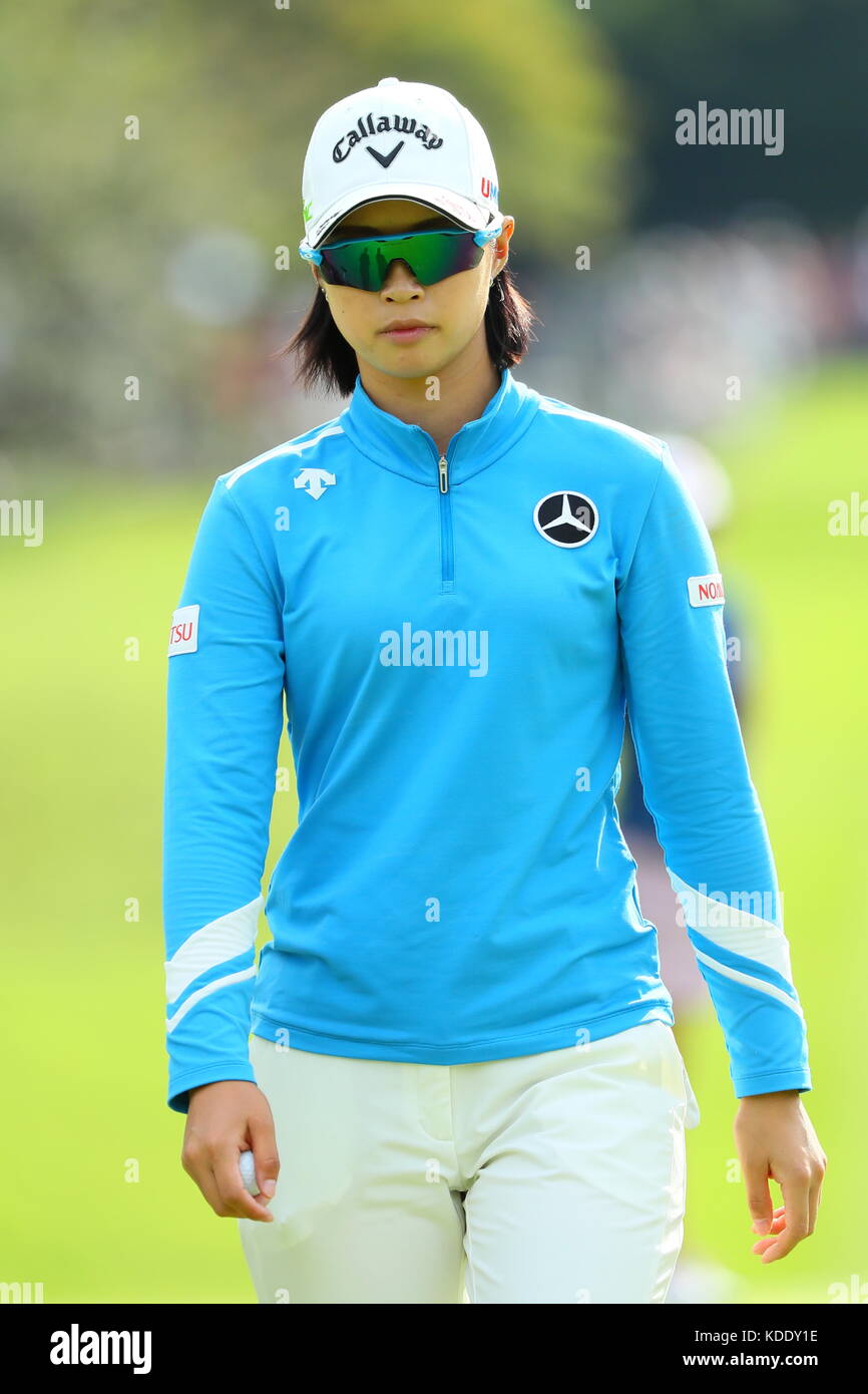 Abiko Golf Club, Chiba, Japan. 30th Sep, 2017. Asuka Kashiwabara