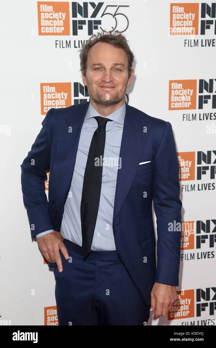 Actor Jason Clarke attends the 'Mudbound' premiere at Alice Tully Hall at Lincoln Center during the 55th New York Film Festival on October 12, 2017 in New York, NY, USA. Credit: AKPhoto/Alamy Live News Stock Photo