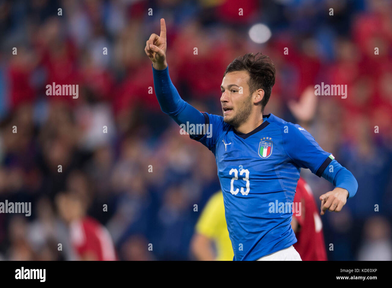 De Ferrara, Italia. El 18 de mayo, 2017. Serie B Trofeo Football/Soccer :  Italiano 'Serie B' coincidencia entre SPAL 2-1 FC Bari en el Stadio Paolo  Mazza en Ferrara, Italia . Crédito