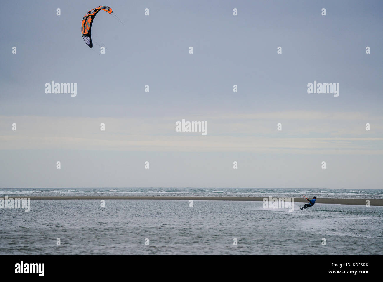 West Strand, West Wittering. 13th October 2017. Low pressure weather