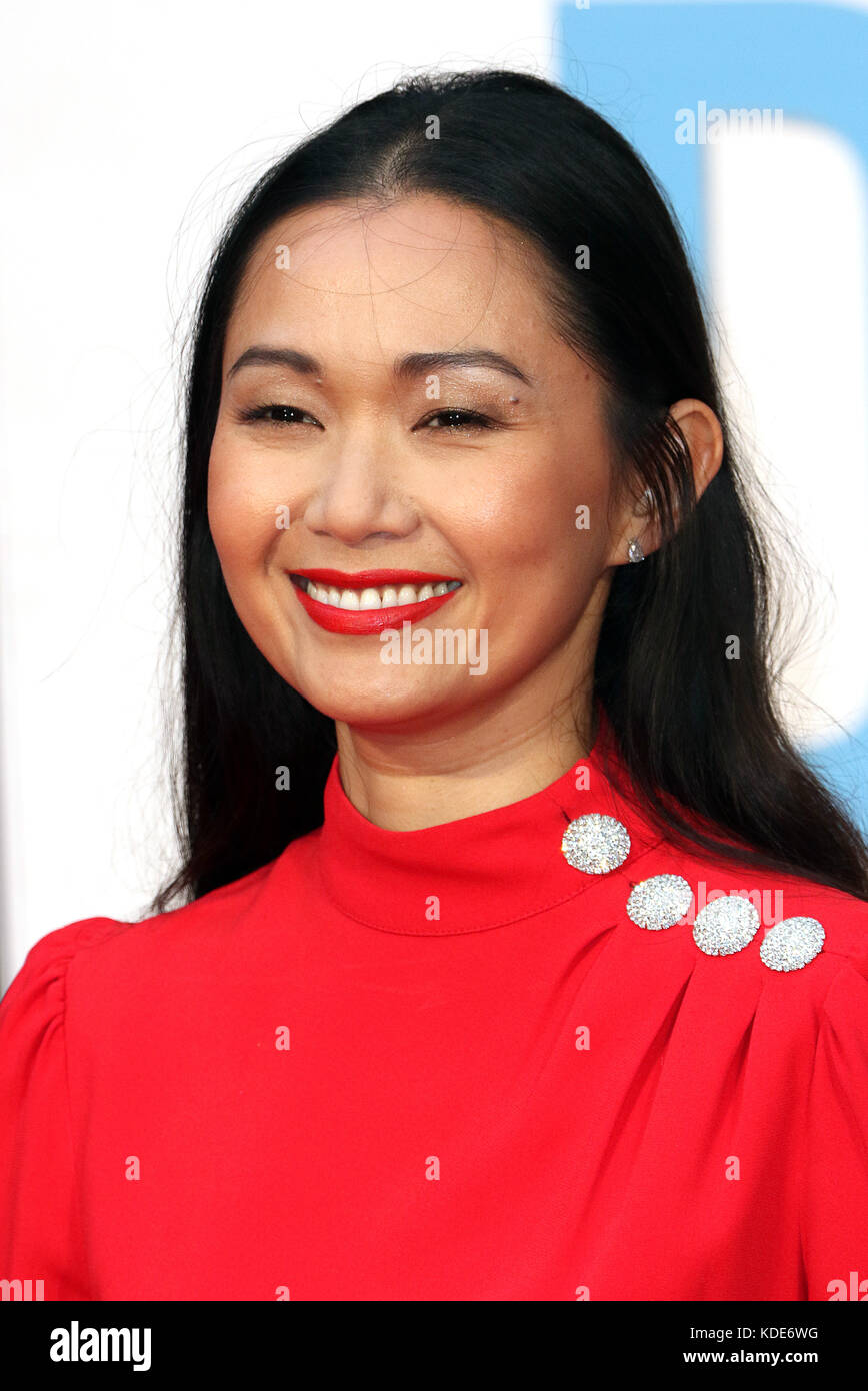London, UK. 13th Oct, 2017. Hong Chau, Downsizing - BFI LFF UK premiere, Leicester Square, London UK, 13 October 2017, Photo by Richard Goldschmidt Credit: Rich Gold/Alamy Live News Stock Photo