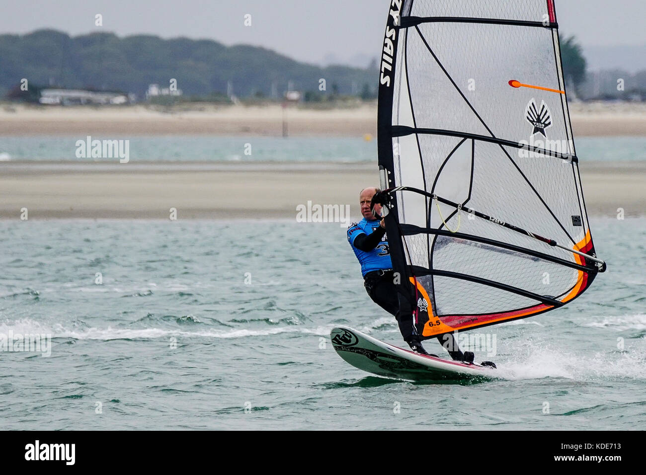 West Strand, West Wittering. 13th October 2017. Low pressure weather