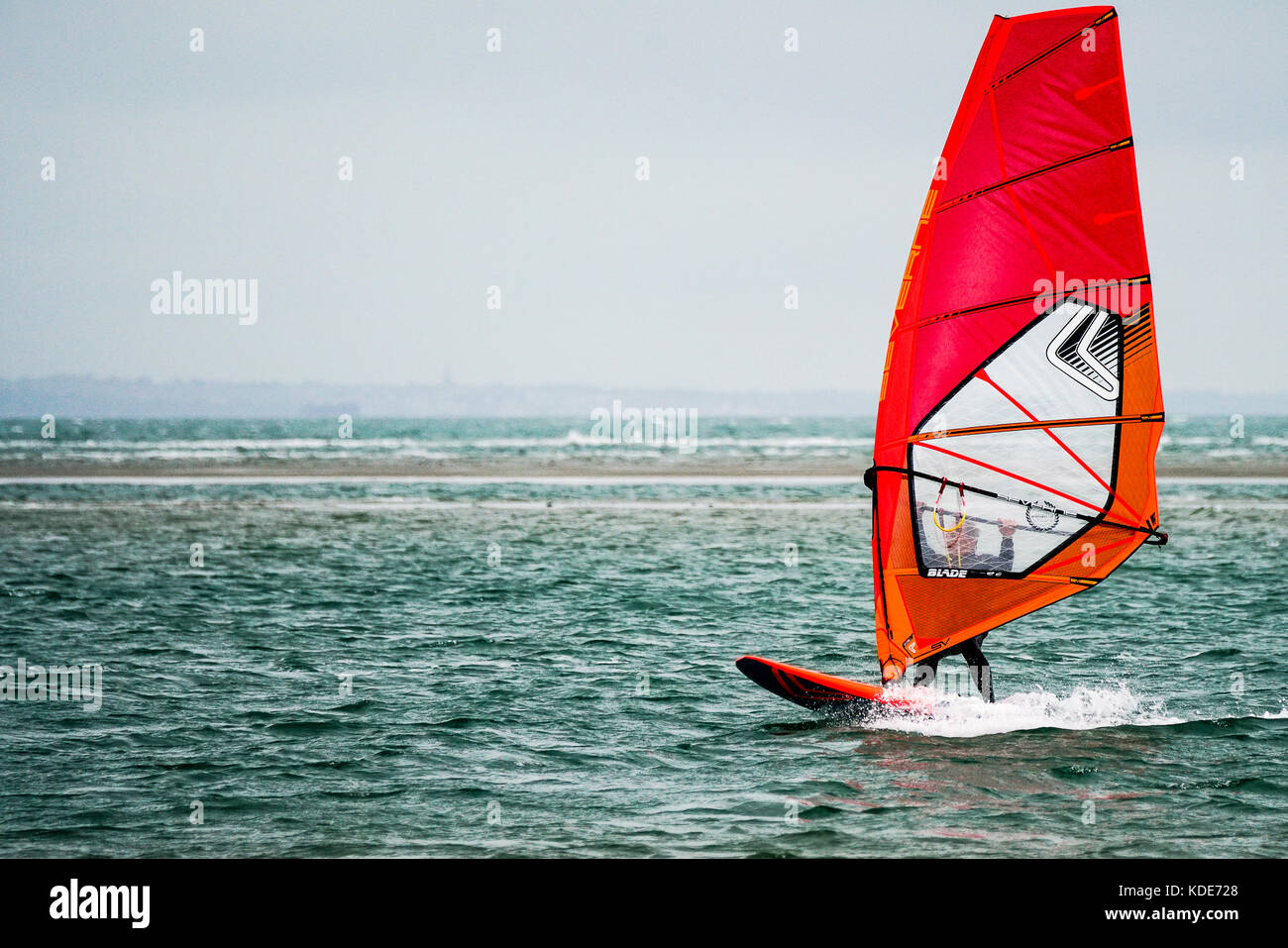 West Strand, West Wittering. 13th October 2017. Low pressure weather