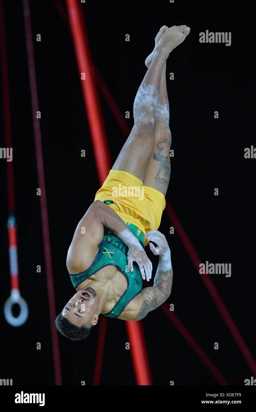 Montreal, Quebec, Canada. 2nd Oct, 2017. REISS WILLIAMS, from Jamaica ...