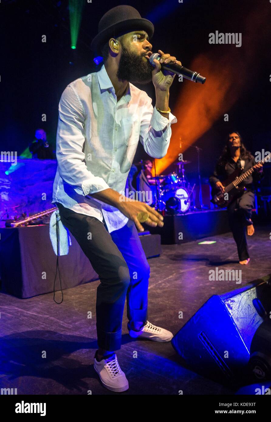 Detroit, MI, USA. 4th Oct, 2017. PUMA PTAH of Thievery Corporation perform  at The Fillmore in Detroit, MI. Credit: Alexis Simpson/ZUMA Wire/Alamy Live  News Stock Photo - Alamy