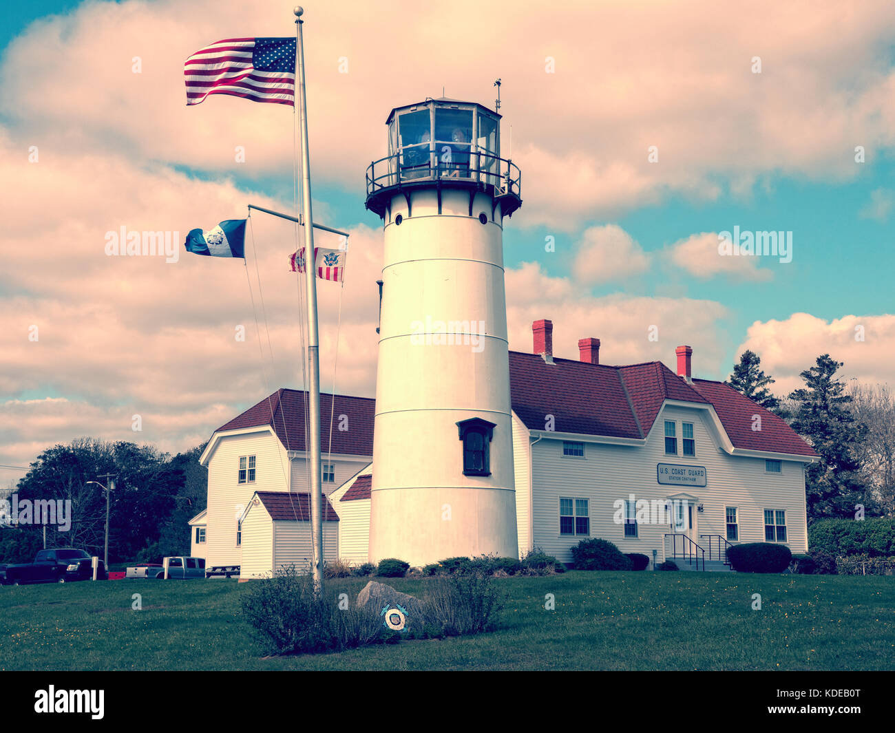 Chatham Lighthouse Cape Cod MA USA Stock Photo Alamy