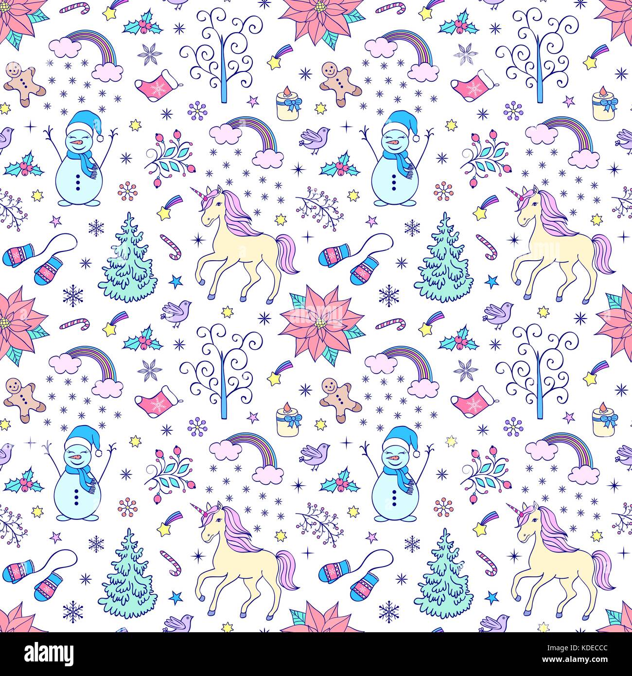 Christmas seamless pattern Stock Vector Image & Art - Alamy