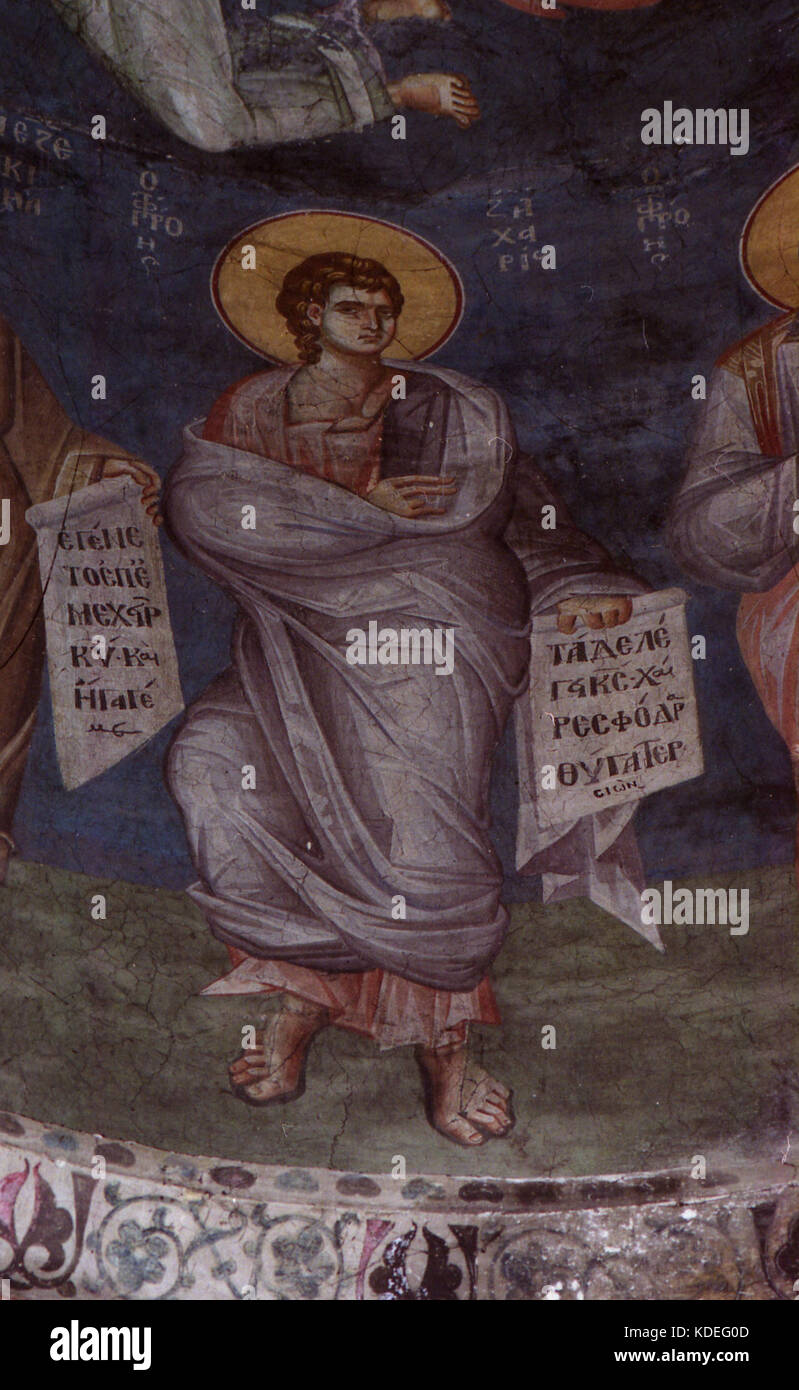 Paintings in the Church of the Theotokos Peribleptos in Ohrid, a ...