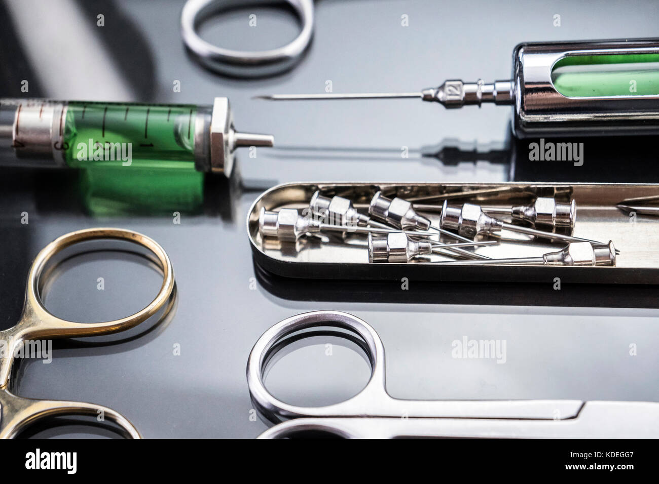 Instrumental surgical in operating room, conceptual image Stock Photo