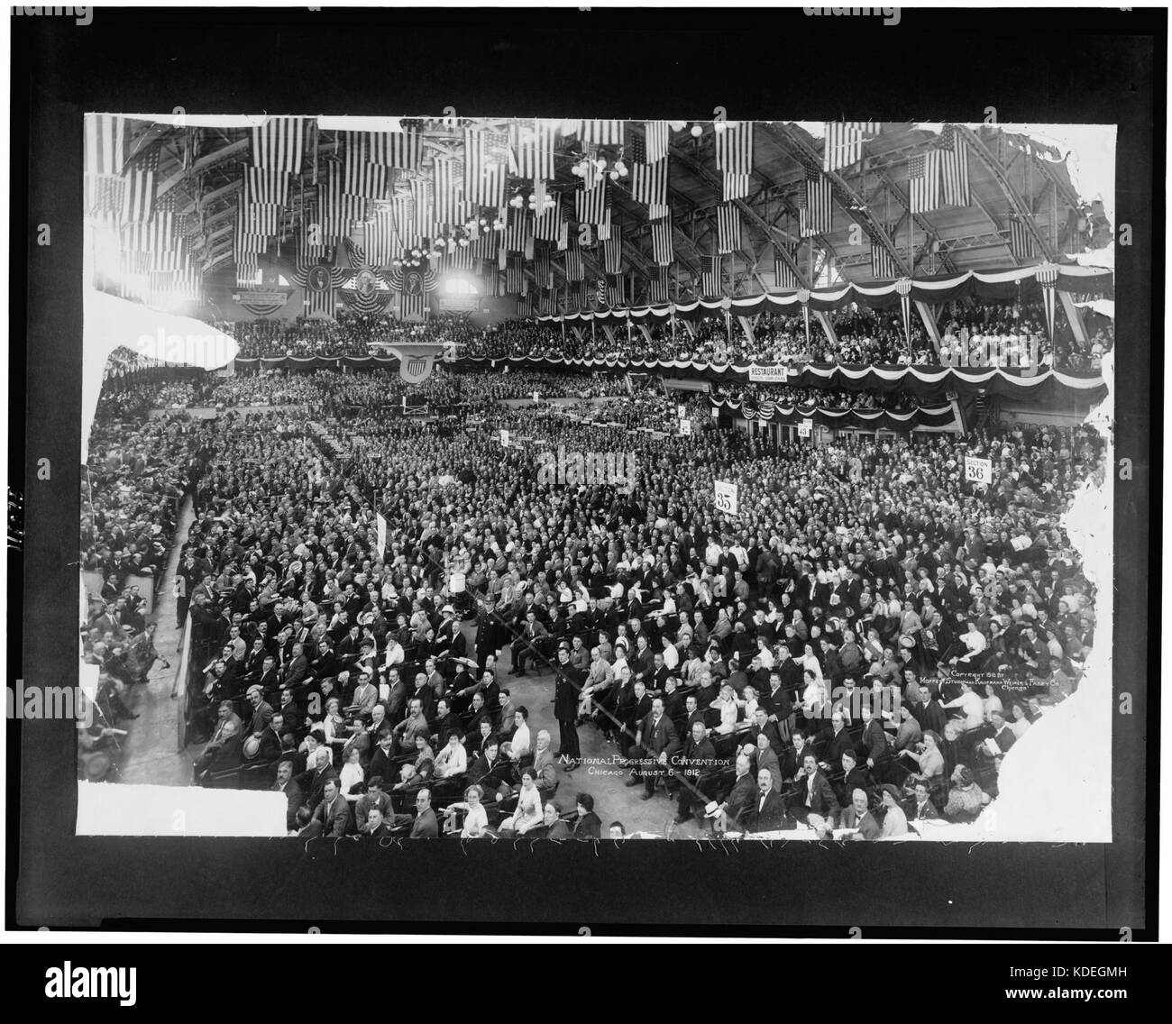 National Progressive Convention, Chicago, August 6, 1912 Stock Photo