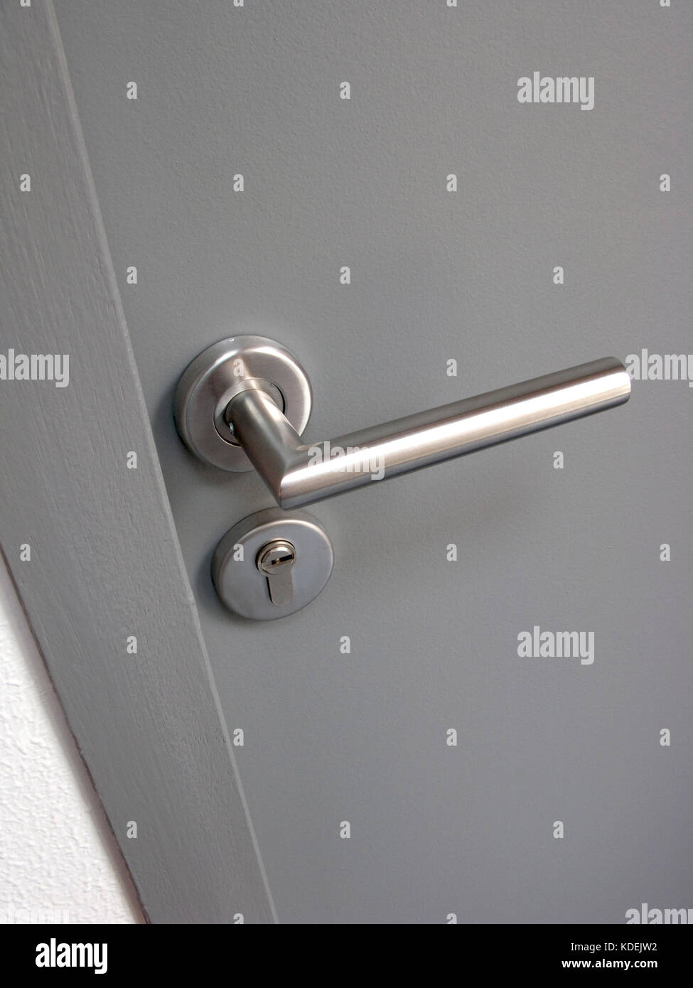 Close up of a door handle inside a room Stock Photo Alamy