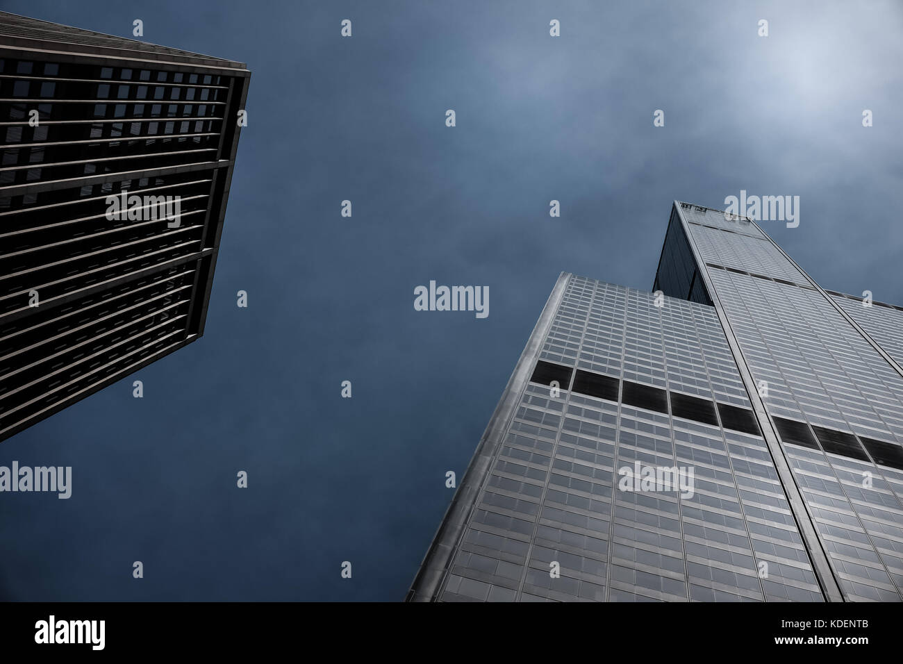 Skyscrapers in Chicago Stock Photo - Alamy