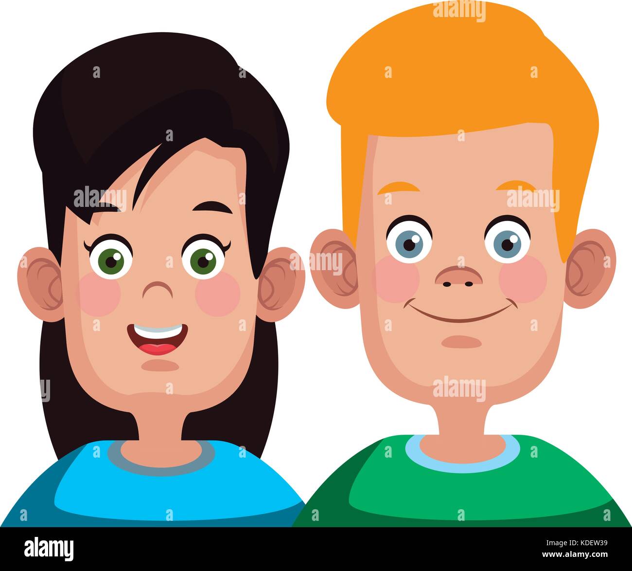 Kids friends cartoon Stock Vector Image & Art - Alamy