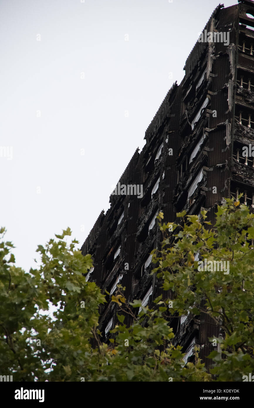 Grenfell Tower Block of Flats Latimer Road London 6th October 2017 3