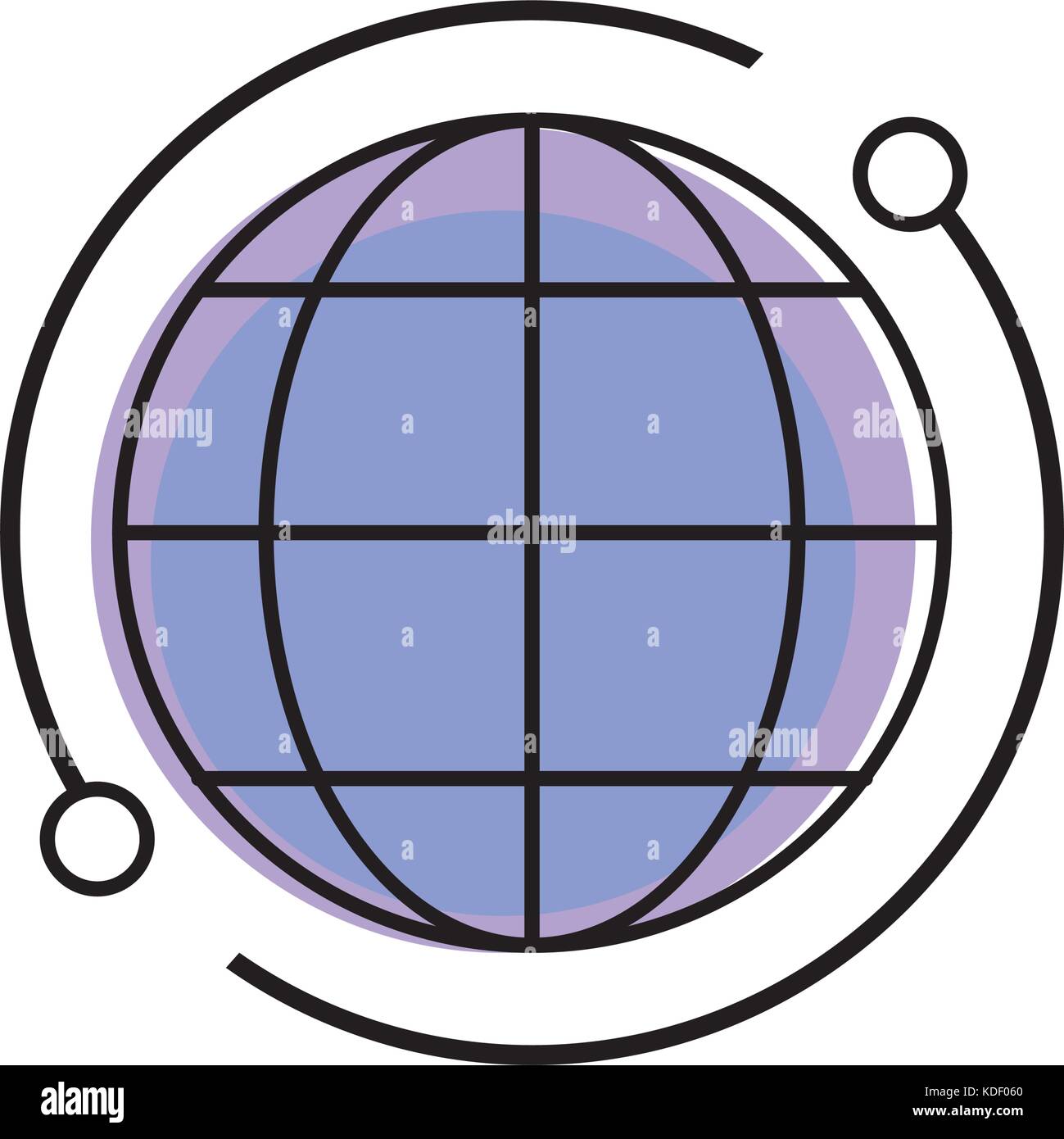 global map connection digital technology vector illustration Stock ...