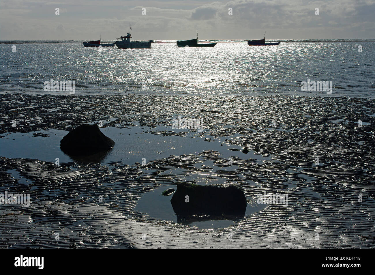 Old fishing boats shellfish hi-res stock photography and images - Alamy