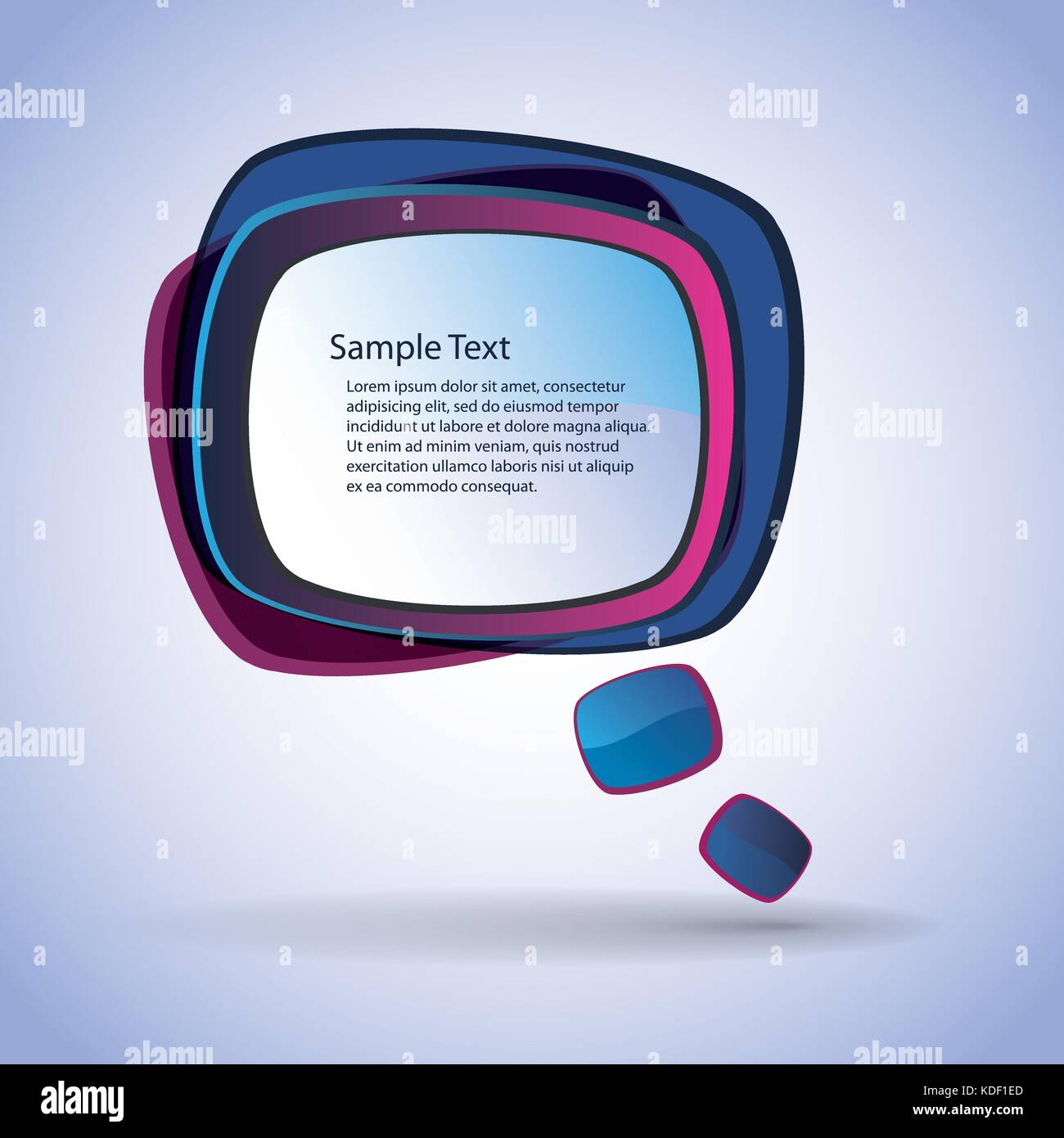 Colorful Glossy Speech Bubble Vector Design Stock Vector Image & Art ...