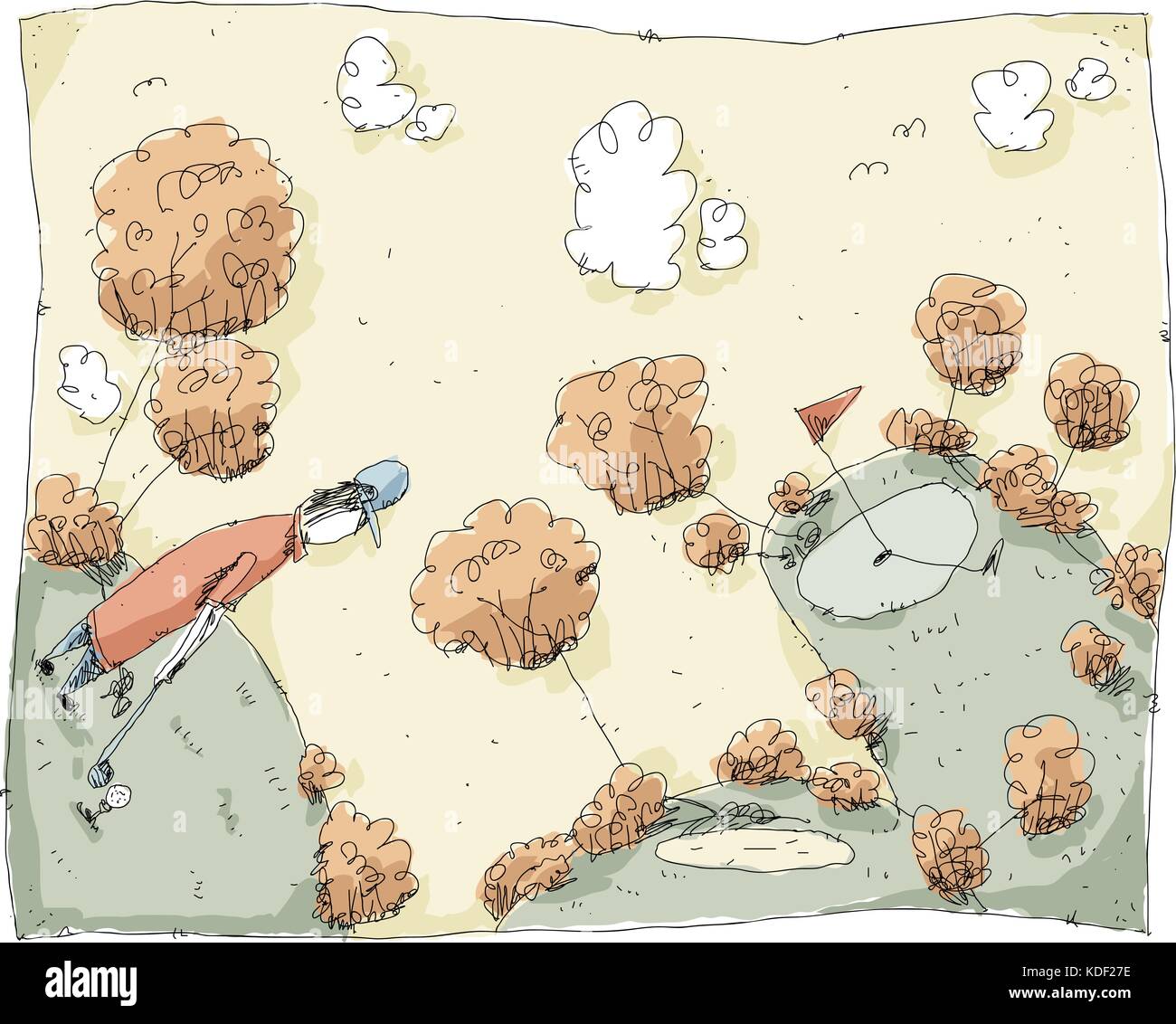 Man in autumn Stock Vector Images Alamy Man in autumn Stock Vector Images Alamy