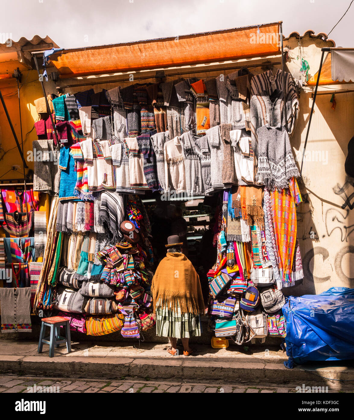 Witches' Market, La Paz, Bolivia Stock Photo