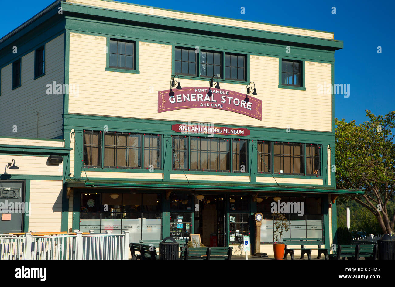 General Store, Port Gamble, Washington Stock Photo Alamy