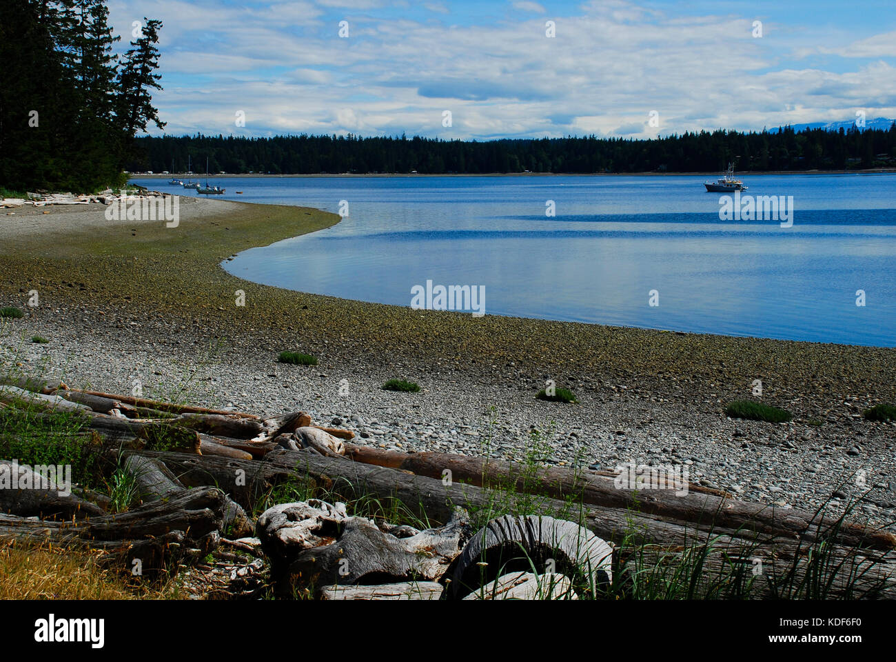 Quadra Island is one of the Discovery Islands, located between