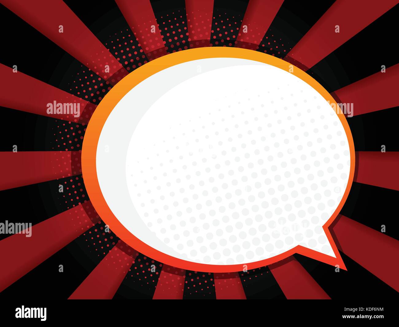 abstract blank speech bubble comic book, pop art style background ...