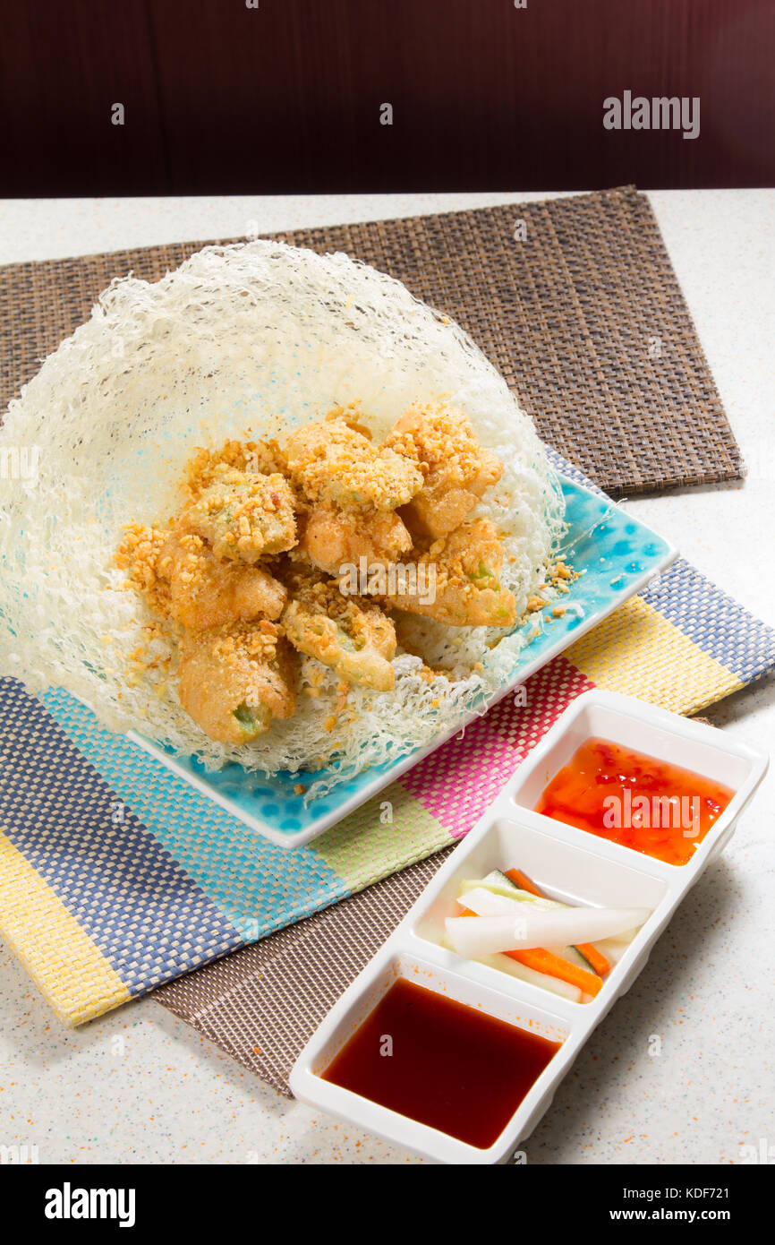 deep fried fish Stock Photo - Alamy