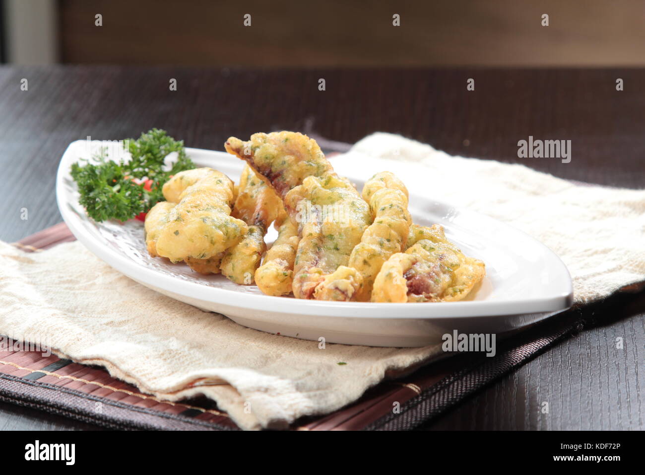 deep fried fish Stock Photo - Alamy