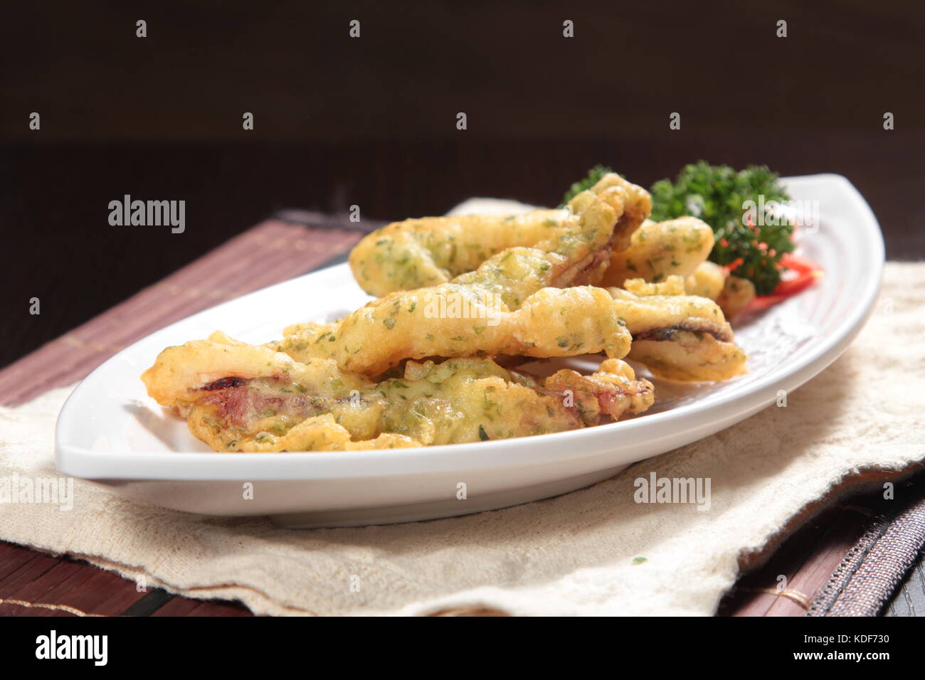 deep fried fish Stock Photo - Alamy