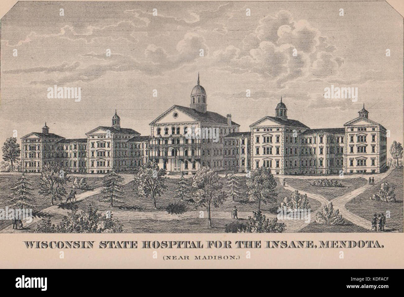 Mendota Mental Hospital Stock Photo Alamy