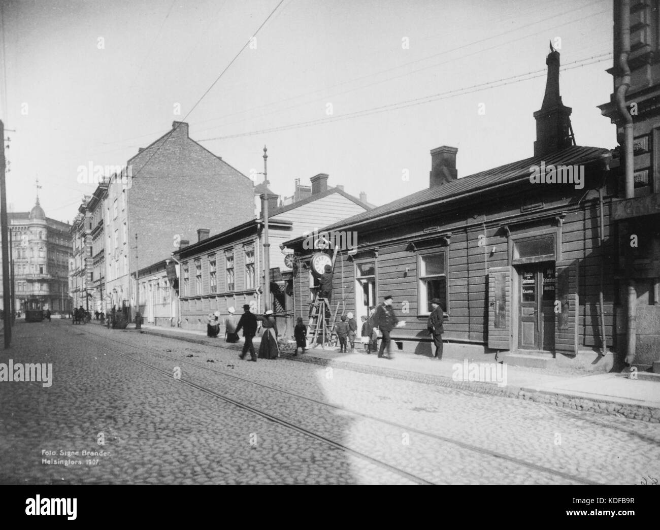 Iso Roobertinkatu 2 14, Helsinki 1907 Stock Photo