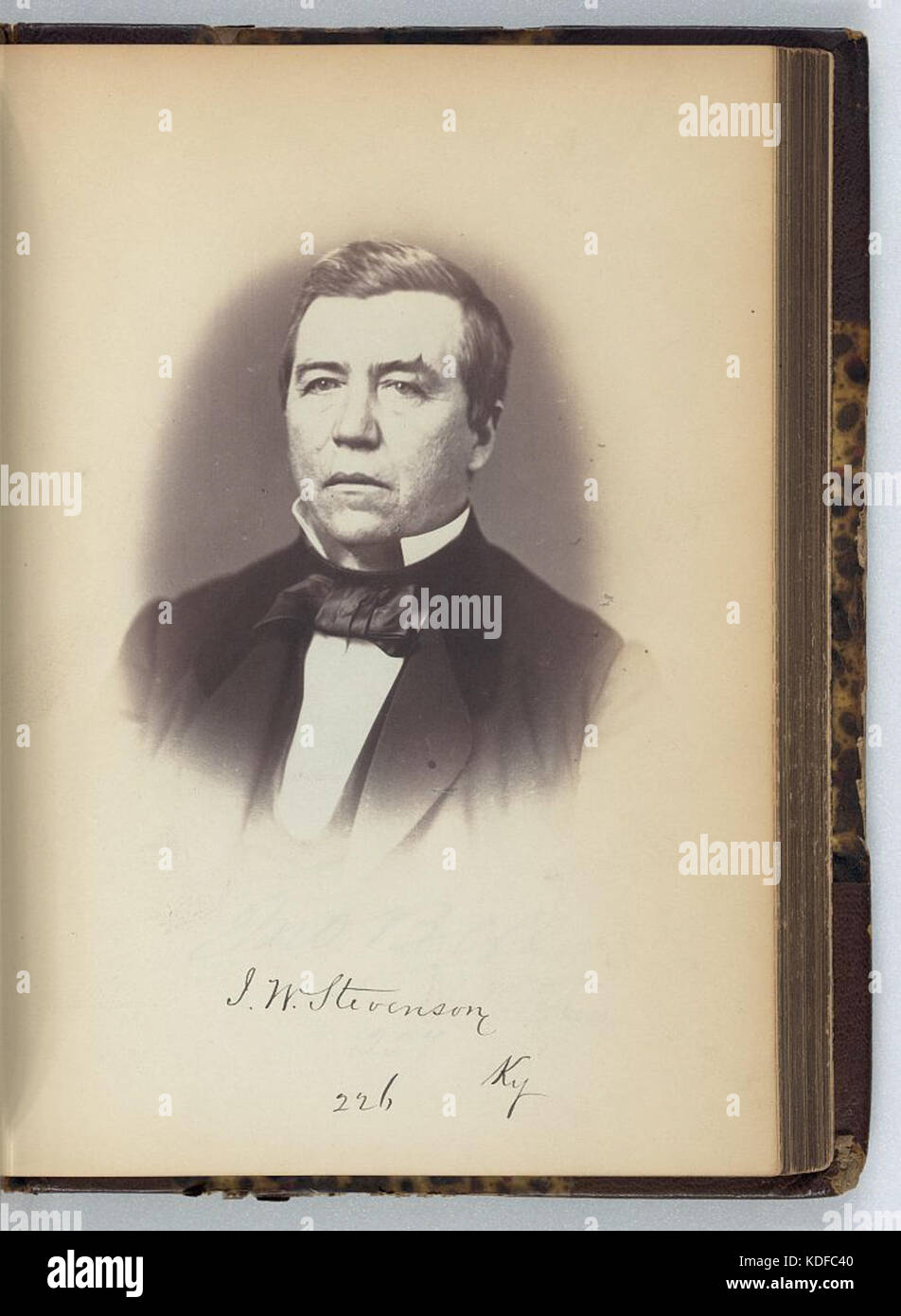 John W. Stevenson, Representative from Kentucky Stock Photo