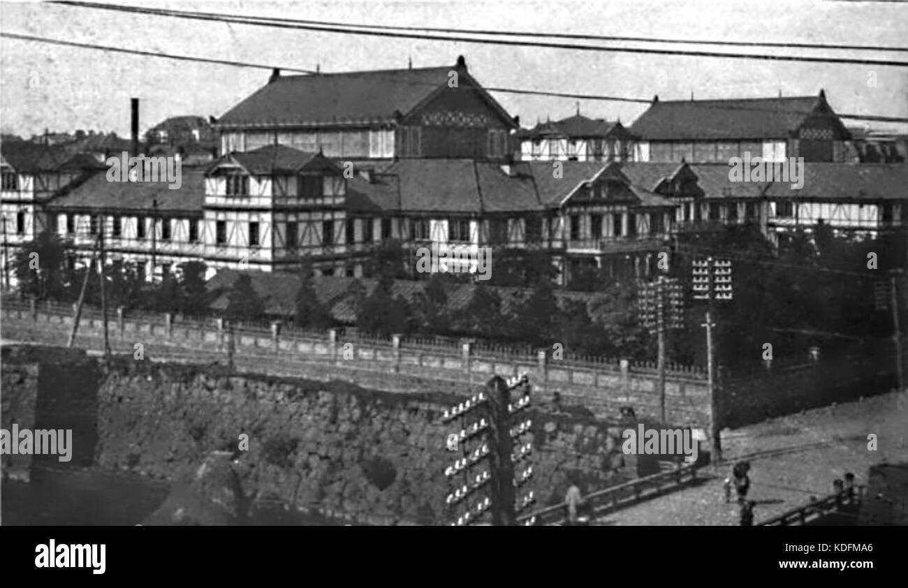 Japanese Houses of Parliament, 1905 Stock Photo