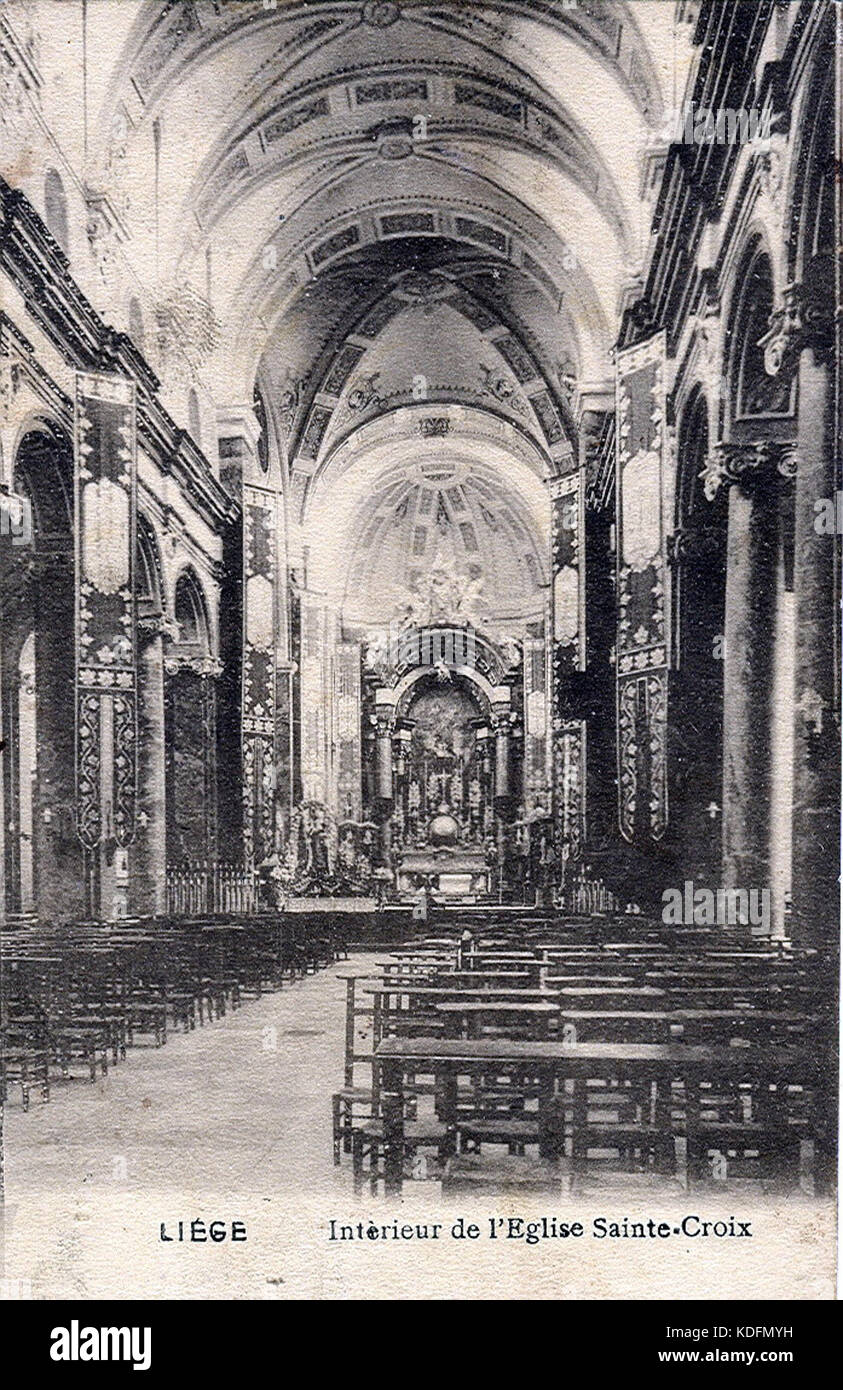 Liege Sainte Croix Stock Photo Alamy