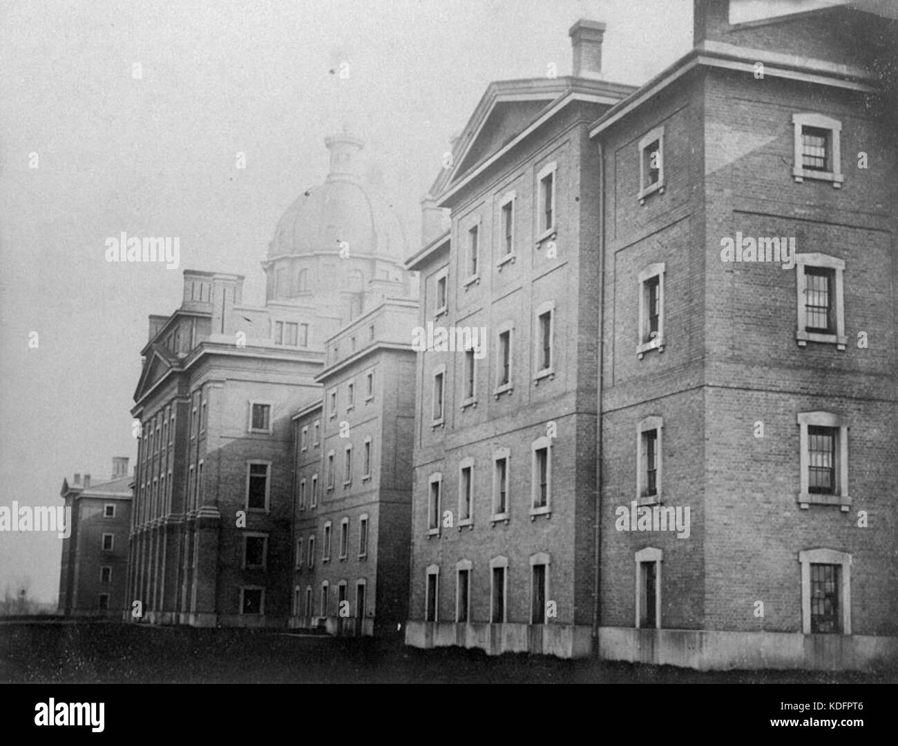 Provincial asylum Toronto 1867 Stock Photo - Alamy