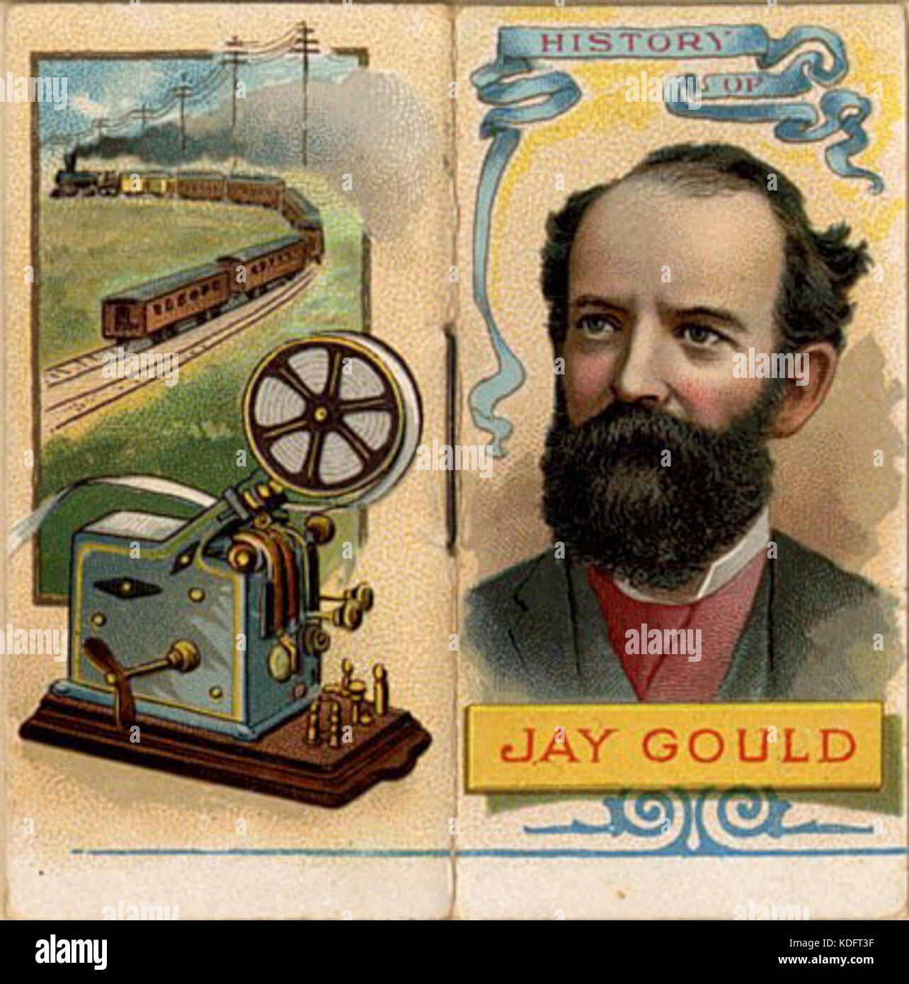History of jay gould Stock Photo