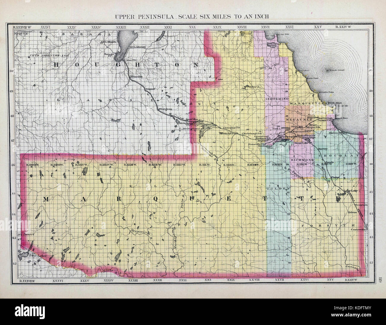 Marquette county hires stock photography and images Alamy