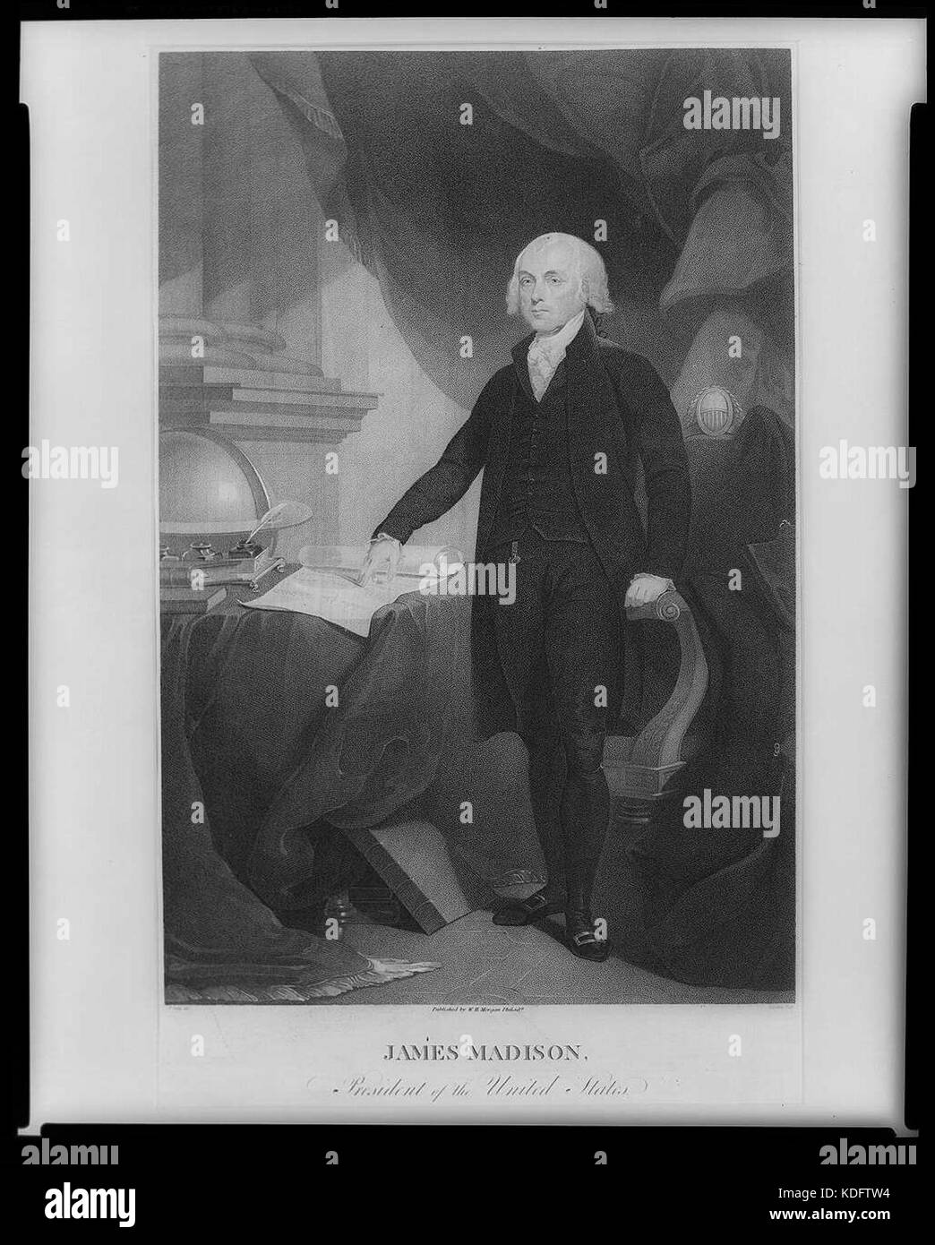 James Madison Portrait Stock Photo Alamy