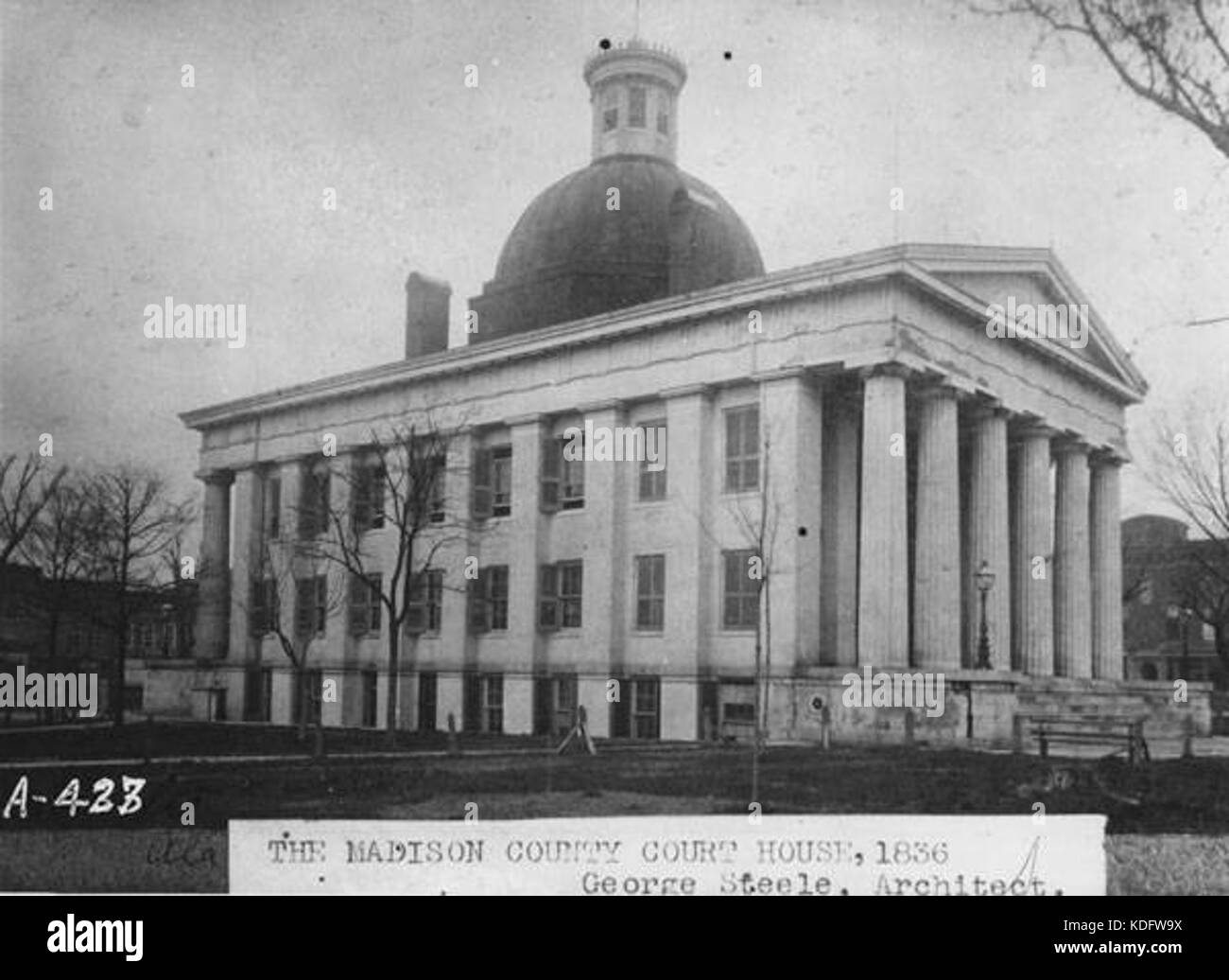 Old Madison County Courthouse 1836 Stock Photo Alamy