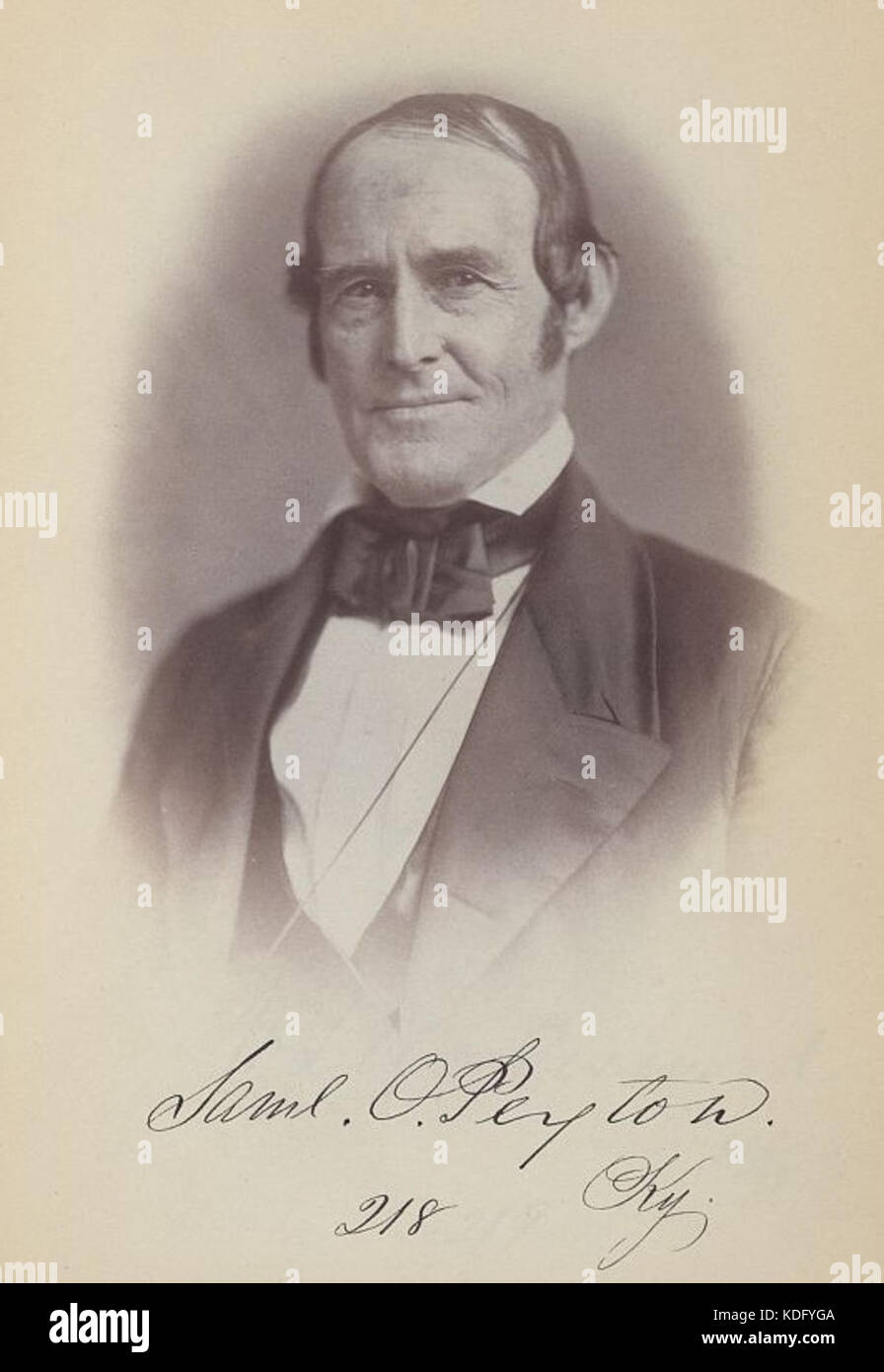 Samuel O. Peyton, Representative from Kentucky Stock Photo Alamy