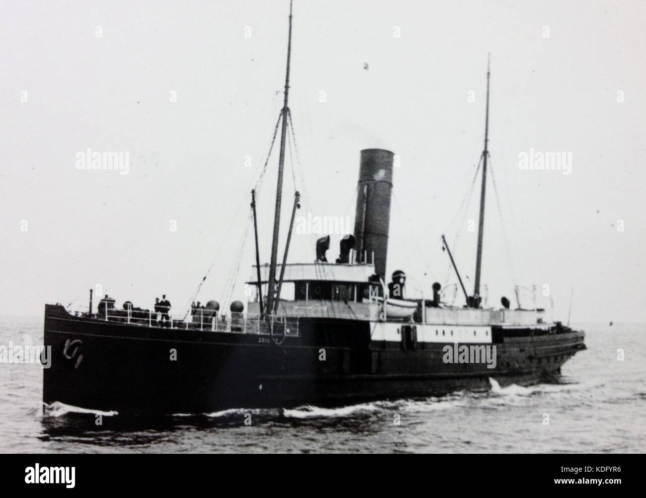 SS Douglas, approaching her home port, Douglas Stock Photo - Alamy
